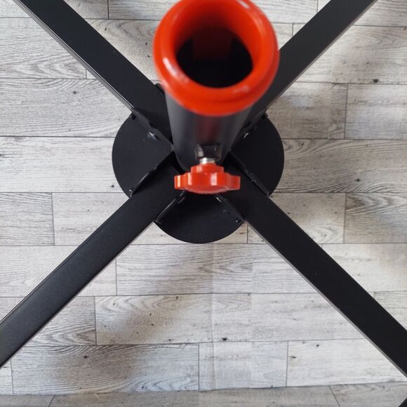 Artificial Christmas Tree Stand 1" 1.25" Or 1.5" Pole Sturdy Metal Folds Easy - Picture 4 of 16